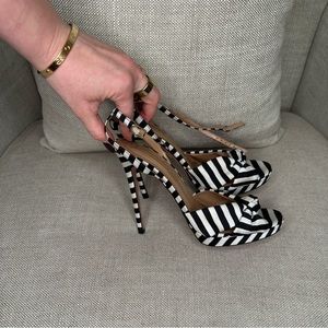 Aquazurra heel sandals size 37 1/2
